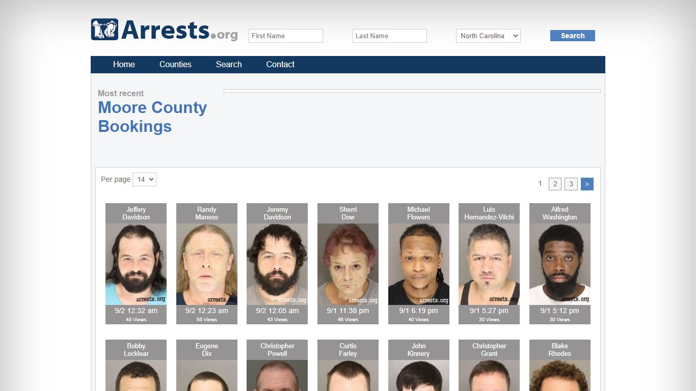 Moore County Arrests and Inmate Search